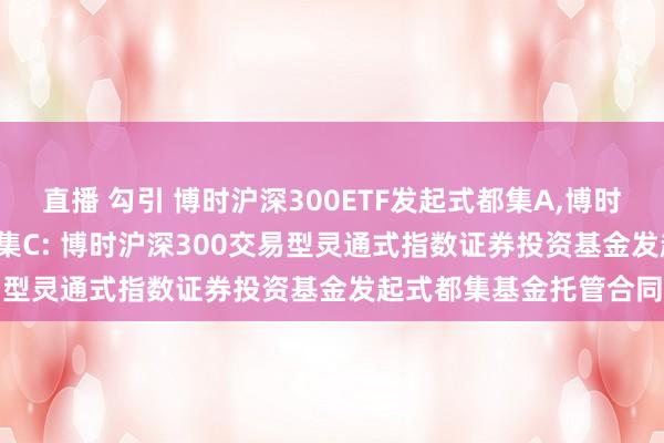 直播 勾引 博时沪深300ETF发起式都集A，博时沪深300ETF发起式都集C: 博时沪深300交易型灵通式指数证券投资基金发起式都集基金托管合同