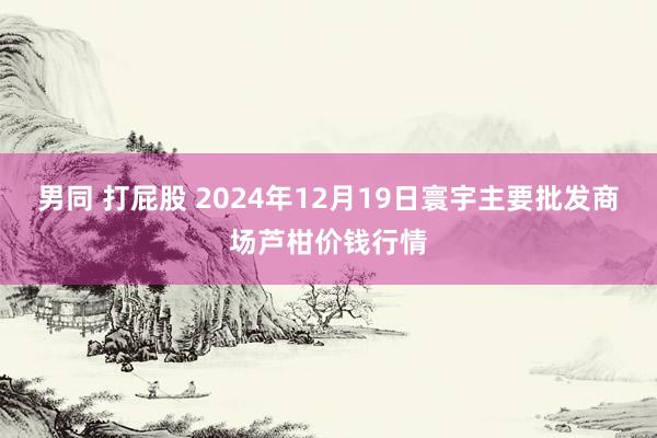 男同 打屁股 2024年12月19日寰宇主要批发商场芦柑价钱行情