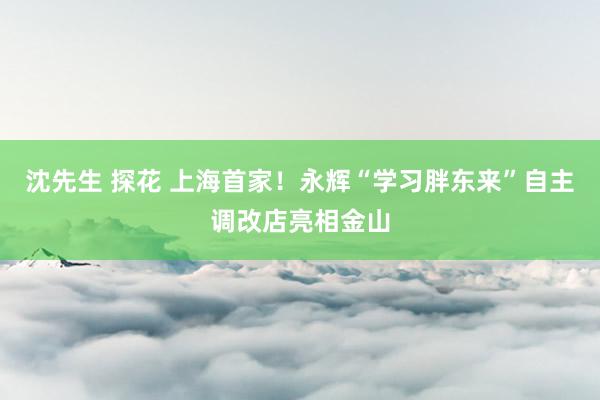 沈先生 探花 上海首家！永辉“学习胖东来”自主调改店亮相金山