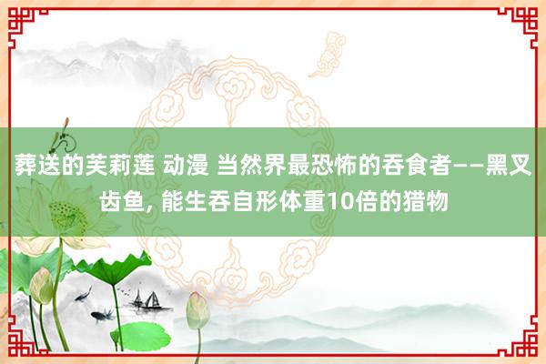 葬送的芙莉莲 动漫 当然界最恐怖的吞食者——黑叉齿鱼， 能生吞自形体重10倍的猎物