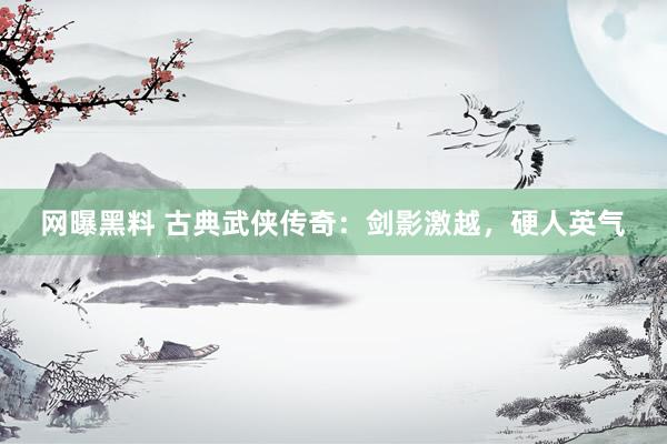网曝黑料 古典武侠传奇：剑影激越，硬人英气